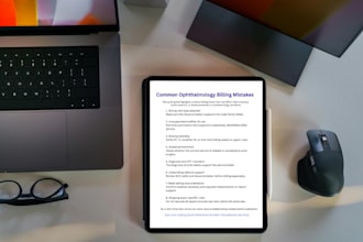 create ophthalmology and optometry coding cheat sheets