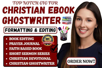 ghostwrite christian devotional prayer journal short sermon faith based ebook
