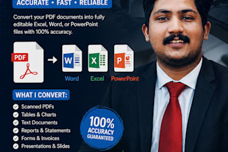 convert pdf to excel or word format
