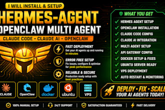 install open claw setup claude code claude ai hermes agent openclaw multi agent