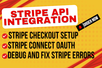 integrate stripe API with webhooks, checkout and stripe connect oauth