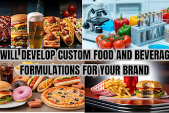 develop custom food and beverage formulations for your brand