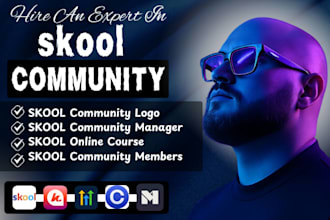do skool community setup, skool community management, skool course upload, skool