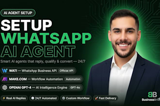 custom whatsapp ai agent that replies to customers 24h a day