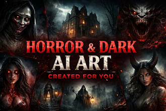 craft scary and stylish art for you