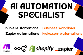 build n8n makecom ai automation workflow for fintech startup business