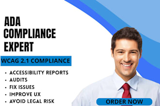make your website accessible, ada, wcag compliant , aoda , wcag