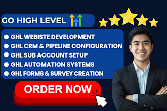 build ghl sales funnels, websites, saas dashboard, ghl automation