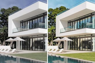 do real estate photo editing and hdr property enhancement
