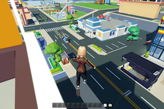 develop a roleplay city roblox game like brookhaven