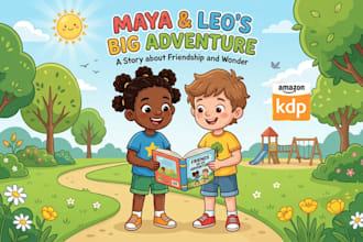 illustrate children story book illustration, children story, book illustration