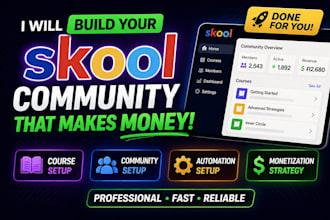 get you skool members, skool automation, skool setup, skool