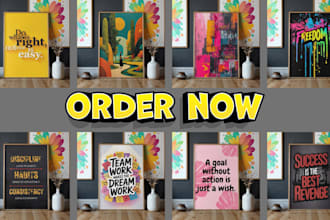 design minimalist poster canvas wall art, mural art, decals, graffiti