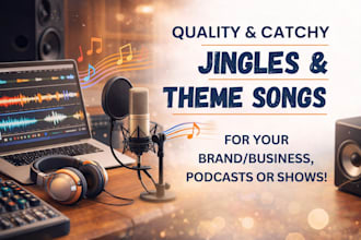 compose catchy jingles and intros for podcasts and shows