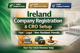register ireland company with cro, vat and full compliance setup cro filing