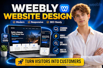design or redesign a modern weebly wix studio website for your business