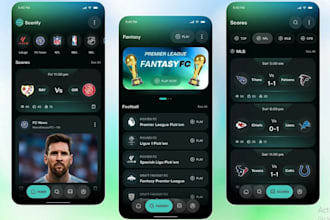 develop fantasy sport app sportybet app tournament app livescores website