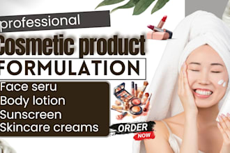 do cosmetic formulation, skincare product, makeup, haircare, and your chemist