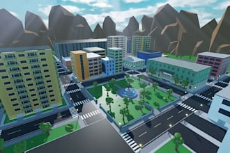design roblox game map roblox model 3denvironment design roblox builder city map