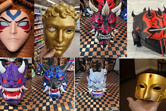 do 3d mask 3d cosplay helmet cosplay armor 3d print and paint stl mask ship