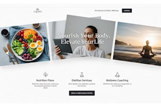 design showit nutritionist website dietitian wellness health coaching website