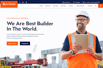 build construction website, contractor, remodelling website, roofing website