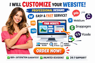 customize webador mozello site123 yola ycode carrd weblium snappages website