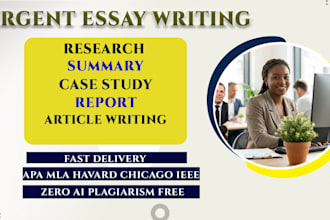 do urgent essay writing as an essay writer