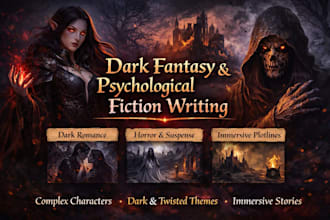 write dnd campaigns, backstories, and dark fantasy stories