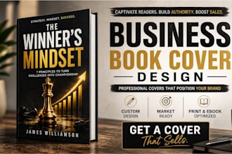 do business book cover, self help cover, ebook cover design, kdp book cover