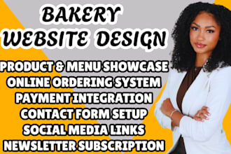 design wordpress bakery site cake shop site pastry shop website bake shop site