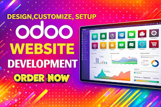 setup install odoo website erp ecommerce with customization and deployment