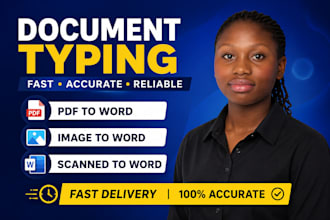 provide fast and accurate document typing services