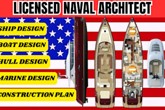 prepare full ga plan and stability report for your vessel