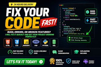 fix bugs and errors in javascript, PHP, and python