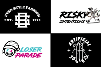 do urban streetwear skateboard sneakers brand logo design