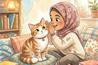 draw children book illustration and picture book illustrator