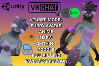 design furry avatar vrchat avatar vrc avatar wickerbeast furry vrchat fursona