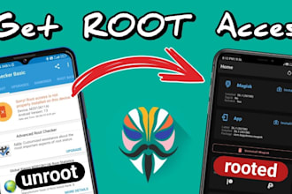 root android rooting remotely, flash, install custom firmware,rom, twrp, magisk