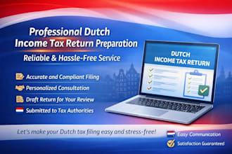 do your personal dutch tax return, dutch vat, company registration