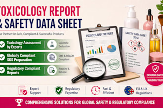 safety datasheet toxicology report for cosmetic product eu uk scpn cpnp portal