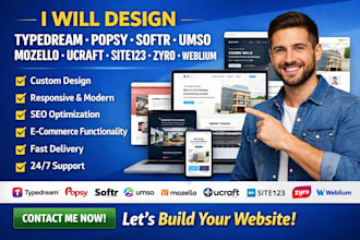 design typedream popsy softr strikingly umso mozello ucraft site123 zyro weblium