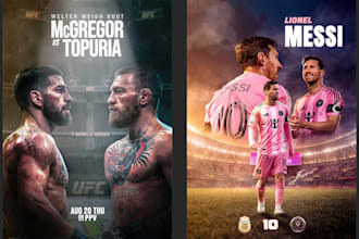 create a professional concept poster or digital sketch