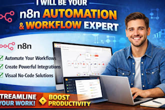 build powerful n8n automations ai agents workflow integrations n8n expert fix