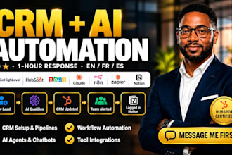 gohighlevel hubspot zoho crm n8n claude ai automation zapier notion integration