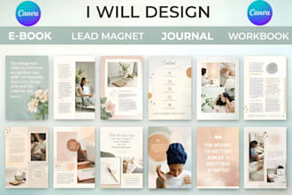 design canva ebook canva workbook journal design fillable pdf fillable workbook