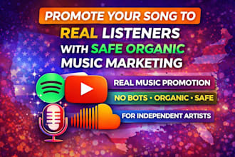 promote your song to real listeners with safe organic music marketing strategies