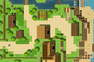 create 2d game environment pixel tileset game assest topdown tilemap rpg maker