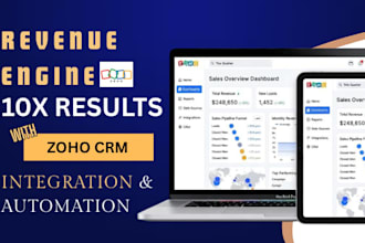 setup zoho CRM integration zoho one automation campaigns sites workflow creator