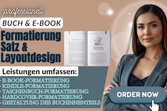 buchformatierung, kindle ebook formatierrung, KDP taschenbuch und layoutdesign